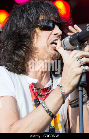 Rho, Italien. 21. Juni 2011. Die britisch-amerikanische Hardrock-Band führt Ausländer live auf der Bühne in der Arena Fiera di Milano Stockfoto