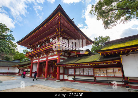 Die Dazaifu Schrein in Fukuoka, Japan. Stockfoto