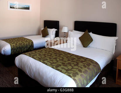 Schlafzimmer in das Inn at Dromoland, vier-Sterne-Hotel in County Clare Stockfoto