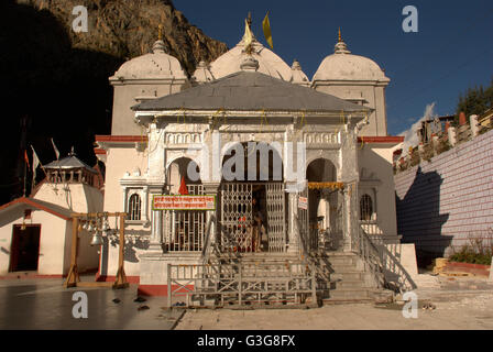 Gangotri Tempel, Uttarkashi District, Garhwal Himalaya, Uttarakhand, Indien Stockfoto