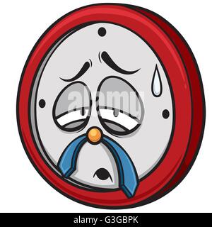 Vektor-Illustration der Cartoon Uhr Stock Vektor