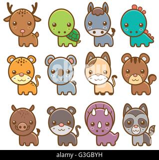 Vektor-Illustration von Animal cartoon Stock Vektor