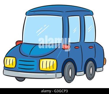 Vektor-Illustration Cartoon Auto Stock Vektor