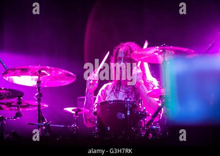 Parabiago Mailand 24. Juni 2016 Lacuna Coil Höchstleistungen live Rugby Sound Festival Credit: Roberto Finizio / Alamy Live News Stockfoto