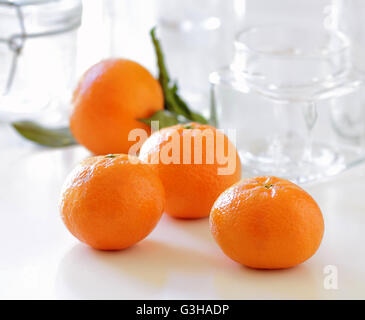 Mandarinen oder Mandarinen für Marmelade Stockfoto