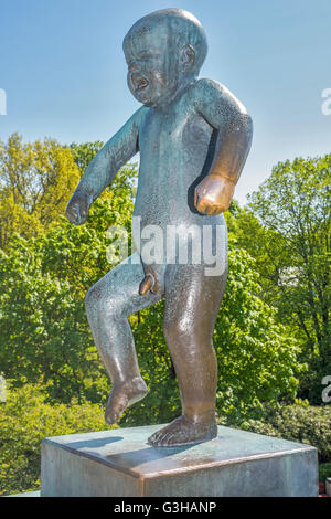 Gustav Vigeland-Skulpturenpark Oslo Norwegen Stockfoto