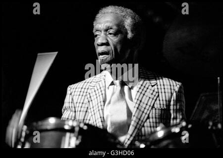 Art Blakey Jazz Schlagzeuger 1988 Stockfoto