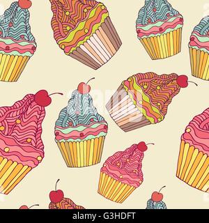 Cupcakes Stock Vektor