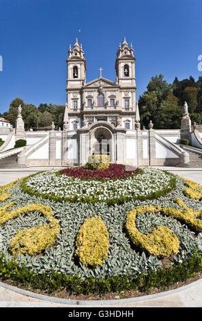 Die klassizistische Basilika Bom Jesus (gute Jesus) in Braga, Portugal Stockfoto