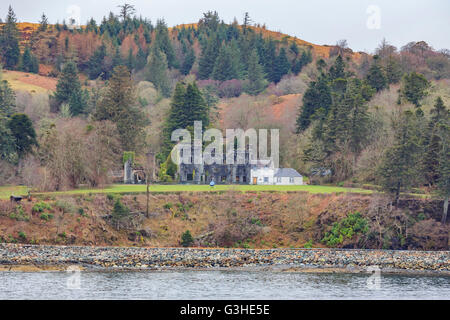 Friedlichen kleinen Hafen - Mallaig port, Highland, Schottland Stockfoto