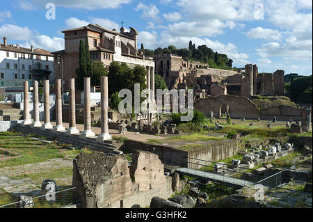 Das Forum Rom Italien Stockfoto
