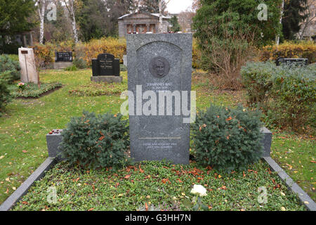 Greifen, Johannes Rau, Dorotheenstaedtischer Friedhof, Chausseestraße, Mitte, Berlin, Deutschland / Dorotheenstädtischen Friedhof Stockfoto