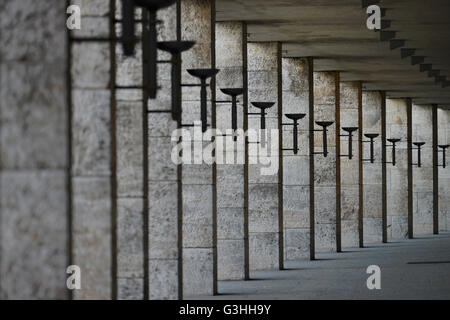 Arkaden, Olympiastadion, Charlottenburg, Berlin, Deutschland Stockfoto