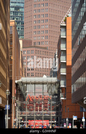 Potsdamer Platz Arkaden, Schellingstrasse, Tiergarten, Berlin, Deutschland Stockfoto