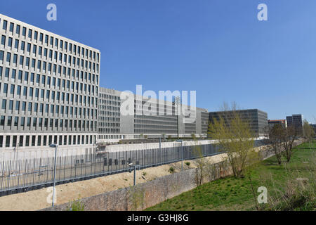 Neubau BND-Zentrale, Chausseestraße, Mitte, Berlin, Deutschland Stockfoto