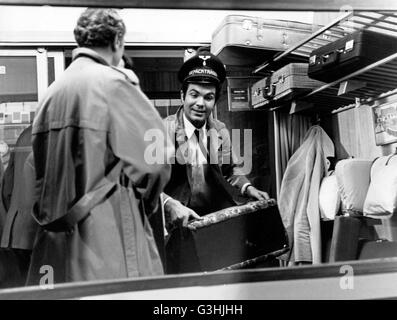 Folge der chwarzfahrer' aus der ZDF-abenteuerserie "Percy Stuart", Deutschland 1969, Regie: Ernst Hofbauer, Darsteller: Claus Wilcke Stockfoto