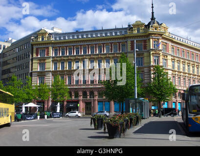 Straße von Helsinki, Finnland. Stockfoto