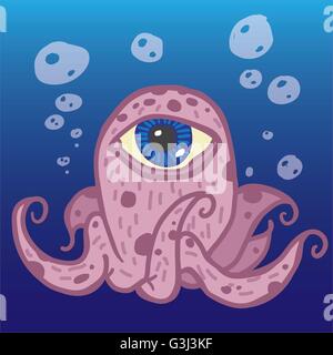 Octopus vector illustration Stock Vektor