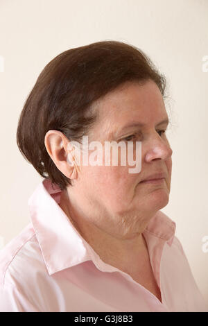 Porträt von senior Frau Stockfoto