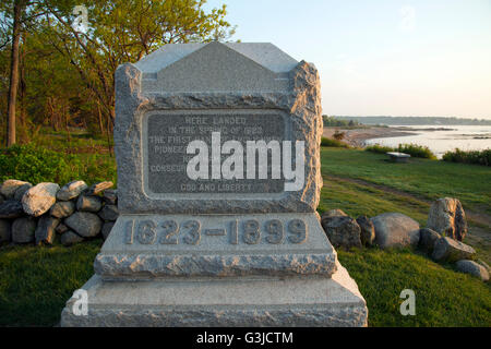 Odiorne Point State Park in Rye, NH, Ort der ersten europäischen Siedlung New Hampshire Küste Stockfoto