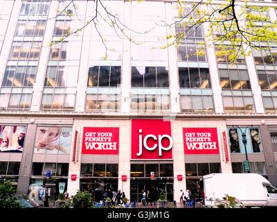 New York, Vereinigte Staaten von Amerika. 6. Mai 2016. JC Penny Aktienkurse ab heute nach Freitag 8,3 % Drop. © Mark Apollo/Pacific Press/Alamy Live-Nachrichten Stockfoto