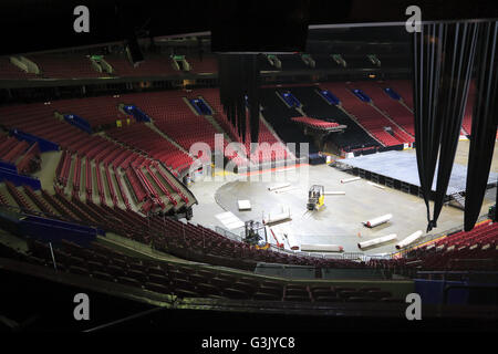 Innenansicht des Centre Bell aka Bell Center Heimat der Montreal Canadiens-Team der National Hockey League. Montreal, Quebec, Kanada Stockfoto