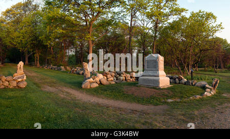 Odiorne Point State Park bei Sonnenaufgang im zeitigen Frühjahr, Rye, New Hampshire Stockfoto