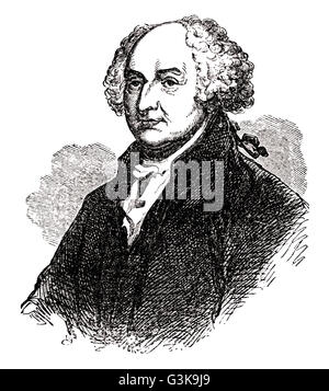 John Adams, 1735-1826 Stockfoto