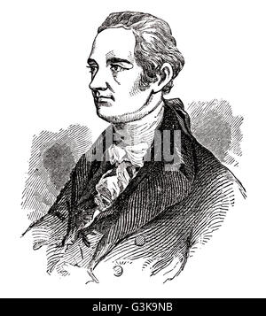 Alexander Hamilton, 1755 o 1757-1804 Stockfoto