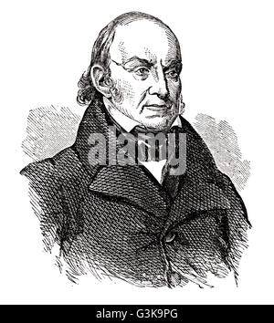 John Quincy Adams, 1767-1848 Stockfoto