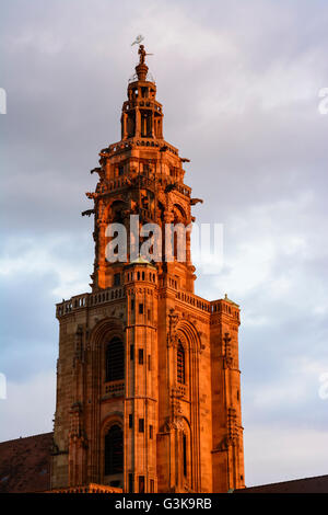 Turm der Kirche Kilianskirche, Deutschland, Baden-Württemberg, Heilbronner Land, Heilbronn Stockfoto