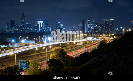 Blick von der Universität Tel Aviv, Israel Stockfoto