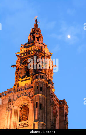 Turm der Kirche Kilianskirche, Deutschland, Baden-Württemberg, Heilbronner Land, Heilbronn Stockfoto