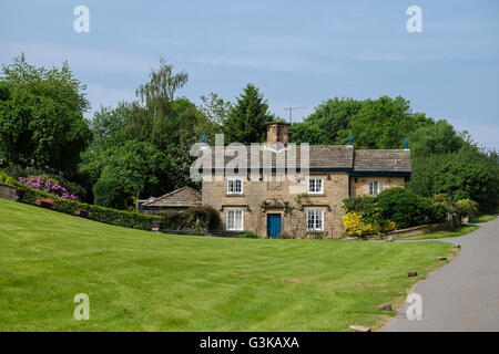 Edensor Dorf in Derbyshire Stockfoto