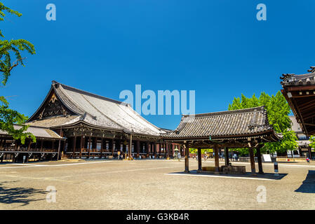 Nishi Hongan-Ji, ein buddhistischer Tempel in Kyoto Stockfoto