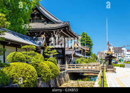 Nishi Hongan-Ji, ein buddhistischer Tempel in Kyoto Stockfoto