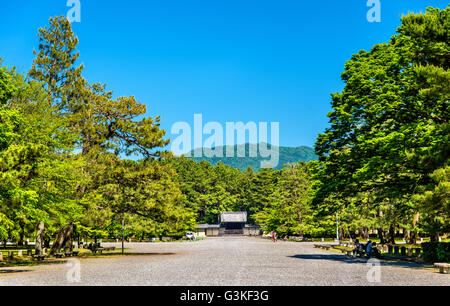Innen Kyoto Gyōen Nationalgarten Stockfoto