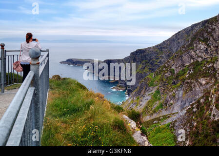 Valentia Island, Fogher Klippen, Iveragh-Halbinsel, Skellig Ring, Kerry, Irland, Europa Stockfoto