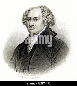 John Adams, 1735-1826 Stockfoto