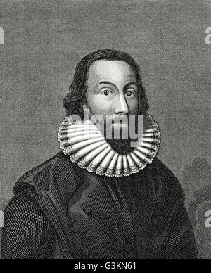 John Winthrop, 1588-1649 Stockfoto