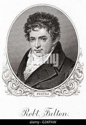 Robert Fulton, 1765-1815 Stockfoto