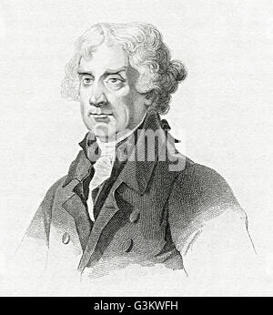 Thomas Jefferson, 1743-1826 Stockfoto