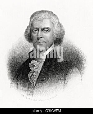 Thomas Jefferson, 1743-1826 Stockfoto