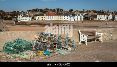 Hummer-Töpfe, Bank, Gehäuse, Anstruther, Fife, Schottland Stockfoto