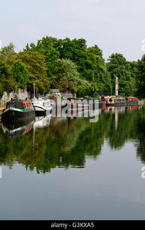 Regent es Canal, Mile End, Tower Hamlets, London, Vereinigtes Königreich Stockfoto