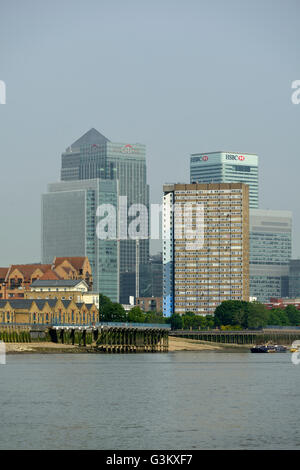 Canary Wharf, Isle of Dogs, Docklands, East London, Vereinigtes Königreich Stockfoto