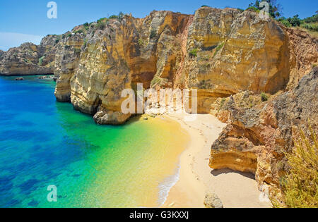 Strand Dona Ana, Praia Dona Ana in Lagos an der Algarve, Portugal Stockfoto
