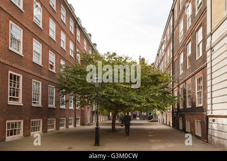 Pump Court zwischen Kirche und Middle Temple Lane, London, England, Vereinigtes Königreich, Europa Stockfoto