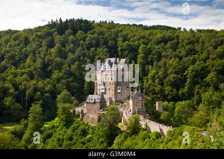 Burg Eltz Burg, Muenstermaifeld, Eifel, Rheinland-Pfalz, PublicGround Stockfoto