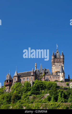 Kaiserburg Cochem, Cochem, Mosel, Rheinland-Pfalz, PublicGround Stockfoto